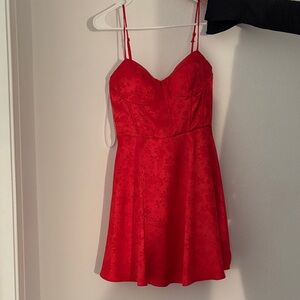 B Darlin Scarlet Floral Mini Dress